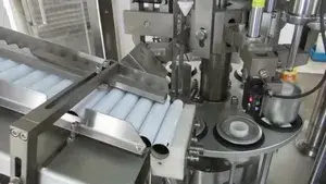 Llenadora y selladora de tubos de aluminio
