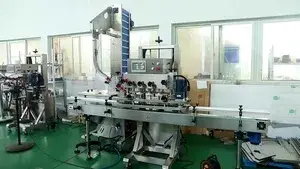 Taponadora de husillo automática para botellas de detergente