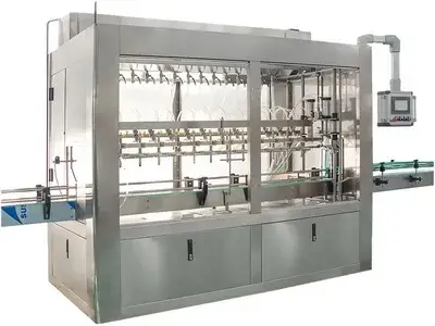 Llenadora por gravedad automática