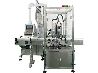 Taponadora automática de un cabezal