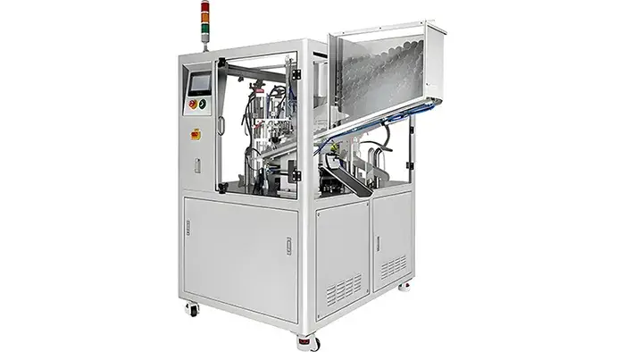 Máquina de llenado y sellado de tubos de aluminio