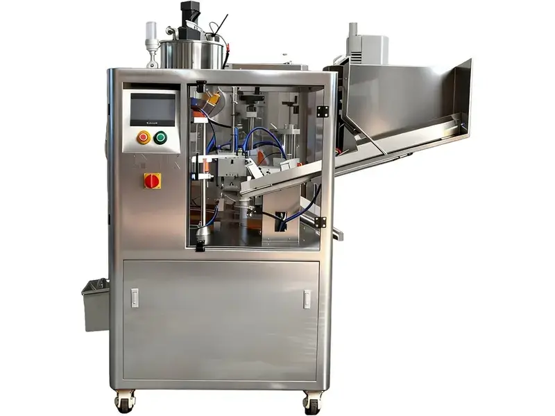 Máquina de sellado ultrasónico de extremos de tubos